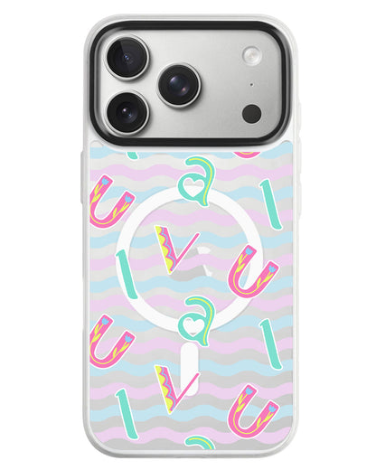 iPhone Rearguard MagSwap - Playful Monogram 6.0