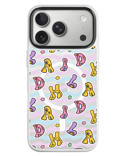 iPhone Rearguard MagSwap - Playful Monogram 7.0