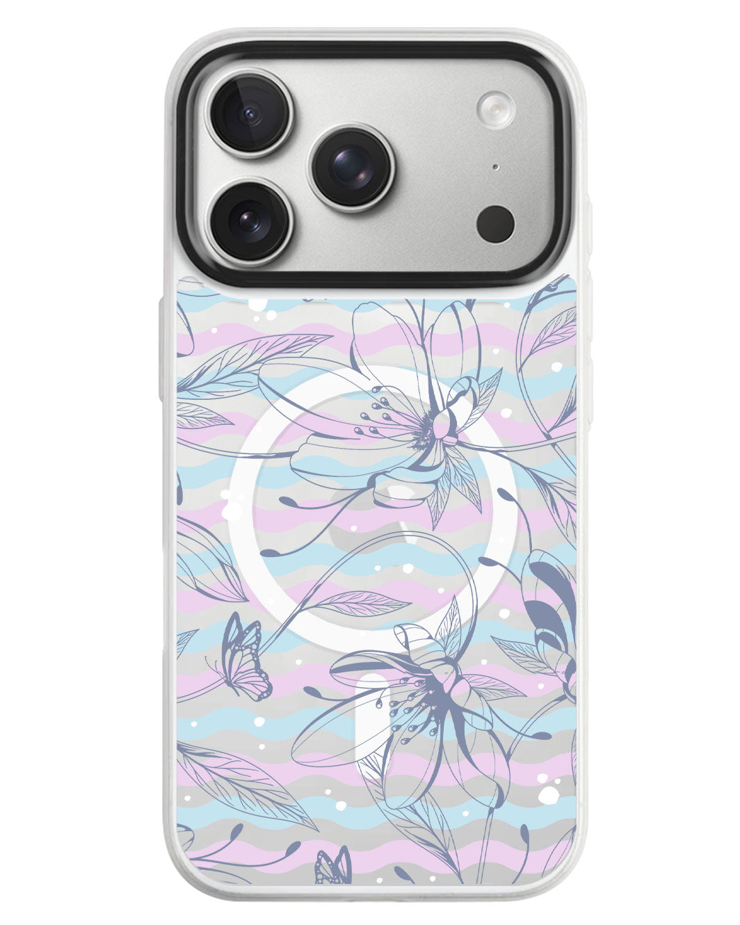iPhone Rearguard MagSwap - Sketchy Flower & Butterfly 2.0