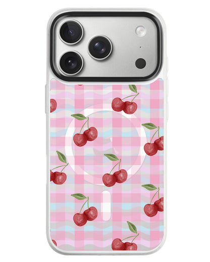 iPhone Rearguard MagSwap - Cherry Tartan