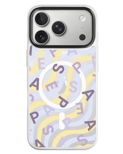 iPhone Rearguard MagSwap - Aespa Monogram