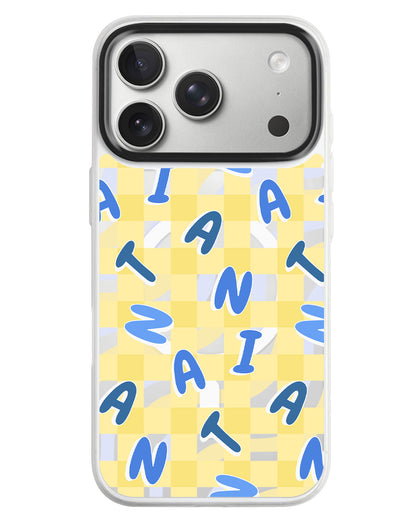 iPhone Rearguard MagSwap - Checkered Monogram 3.0