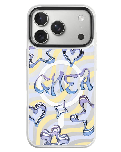 iPhone Rearguard MagSwap - Chrome Monogram 1.0