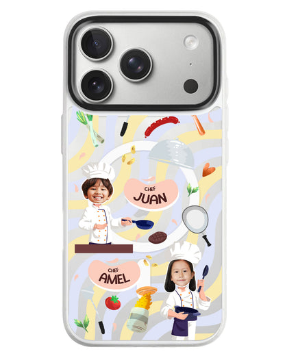 iPhone Rearguard MagSwap - Face Grid Dream Chef