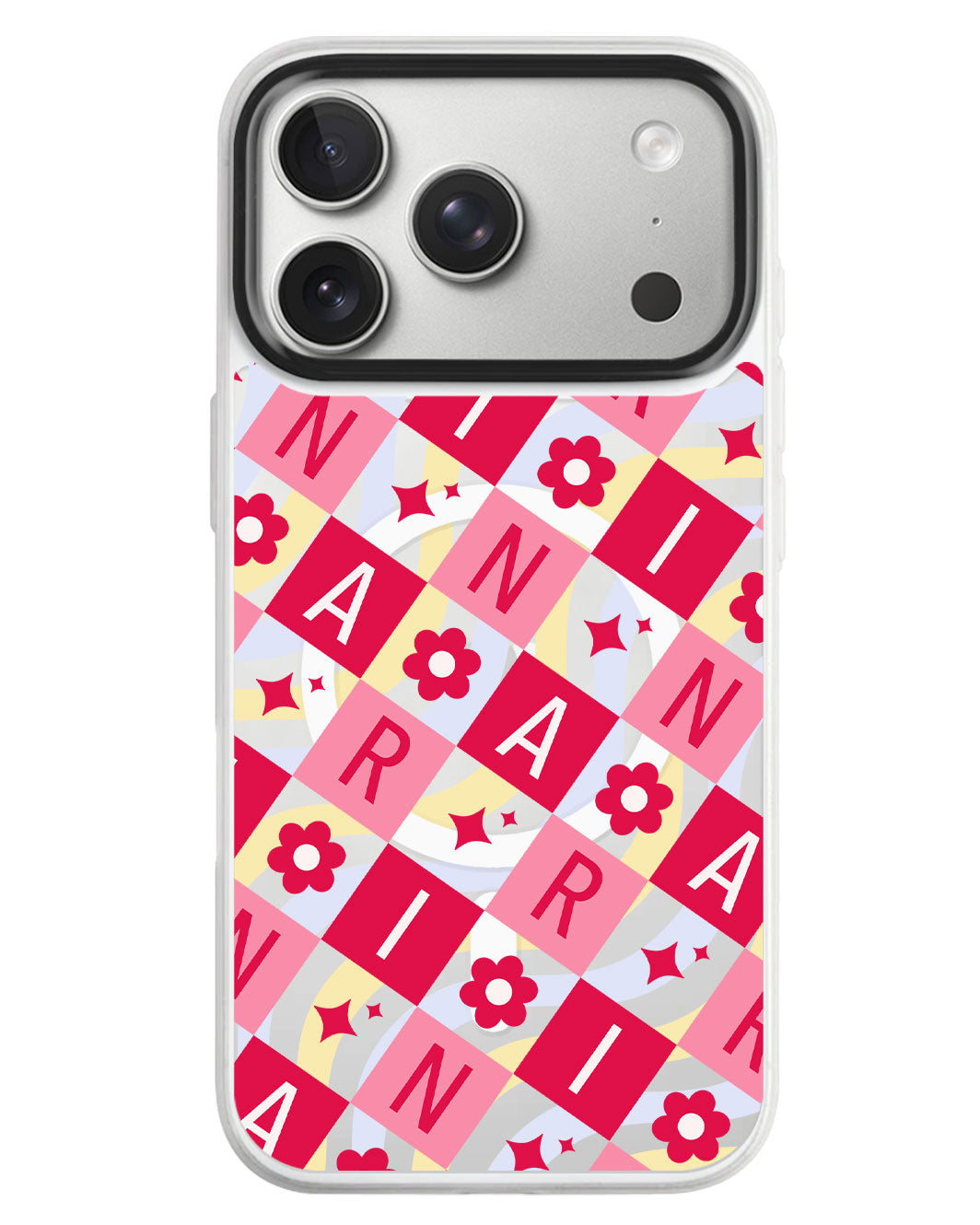 iPhone Rearguard MagSwap - Flower Grid Monogram 1.0
