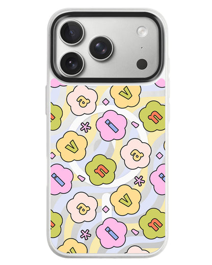 iPhone Rearguard MagSwap - Flower Petals Monogram 1.0