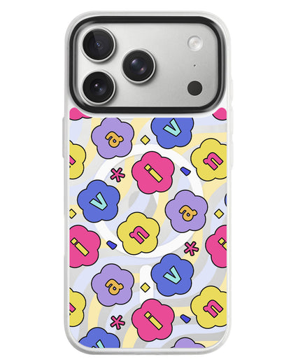 iPhone Rearguard MagSwap - Flower Petals Monogram 2.0