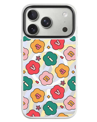 iPhone Rearguard MagSwap - Flower Petals Monogram 3.0