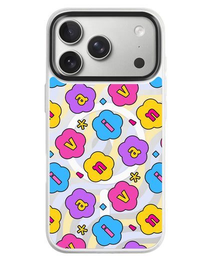 iPhone Rearguard MagSwap - Flower Petals Monogram 4.0