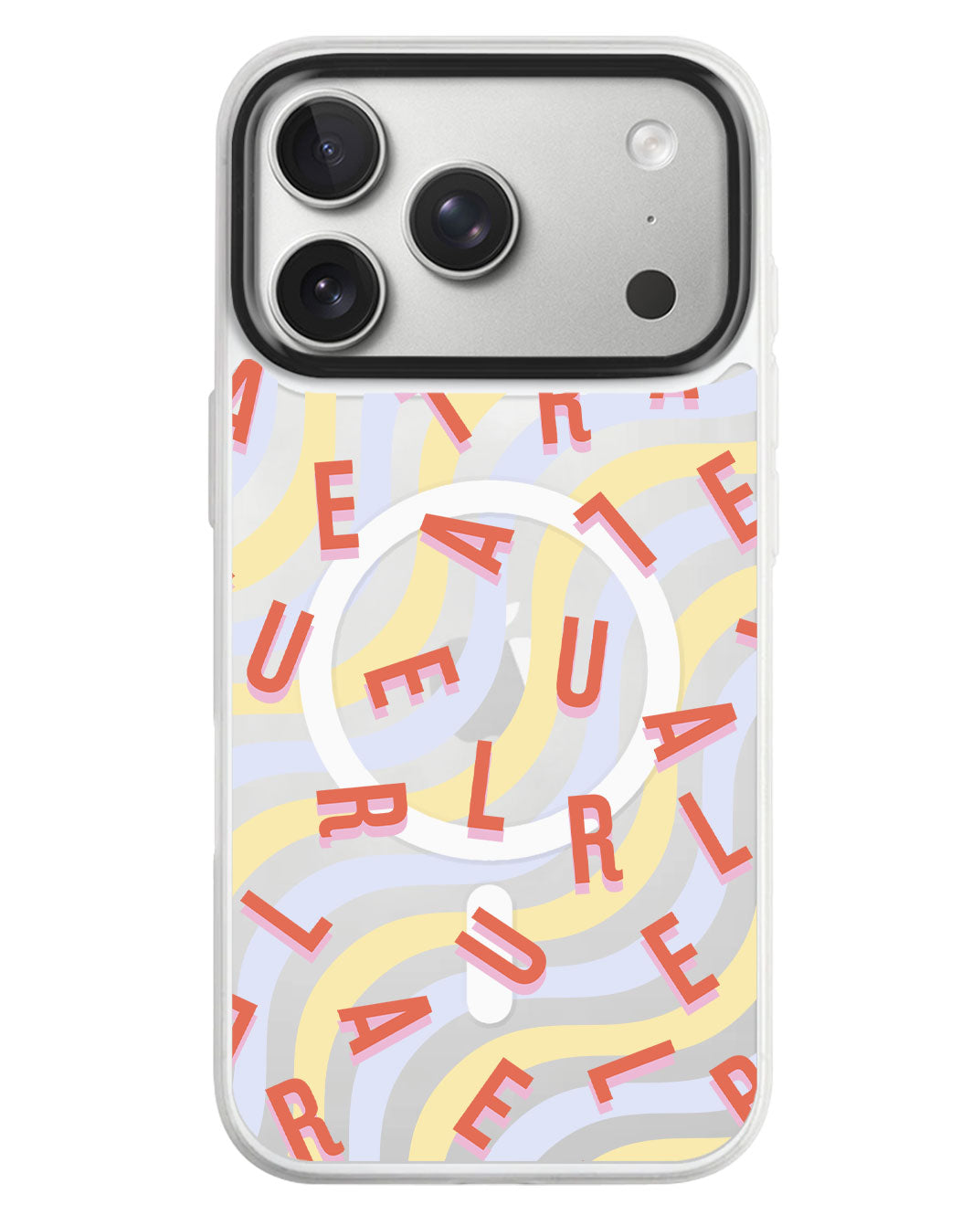 iPhone Rearguard MagSwap - Monogram 1.0 Coral