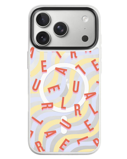 iPhone Rearguard MagSwap - Monogram 1.0 Coral