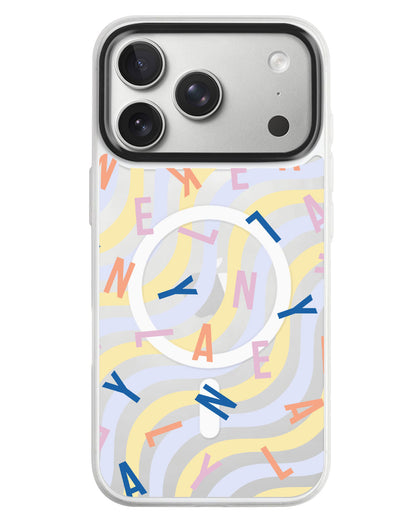iPhone Rearguard MagSwap - Monogram 1.0 Rainbow
