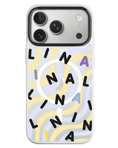 iPhone Rearguard MagSwap - Monogram 2.0 Hitam