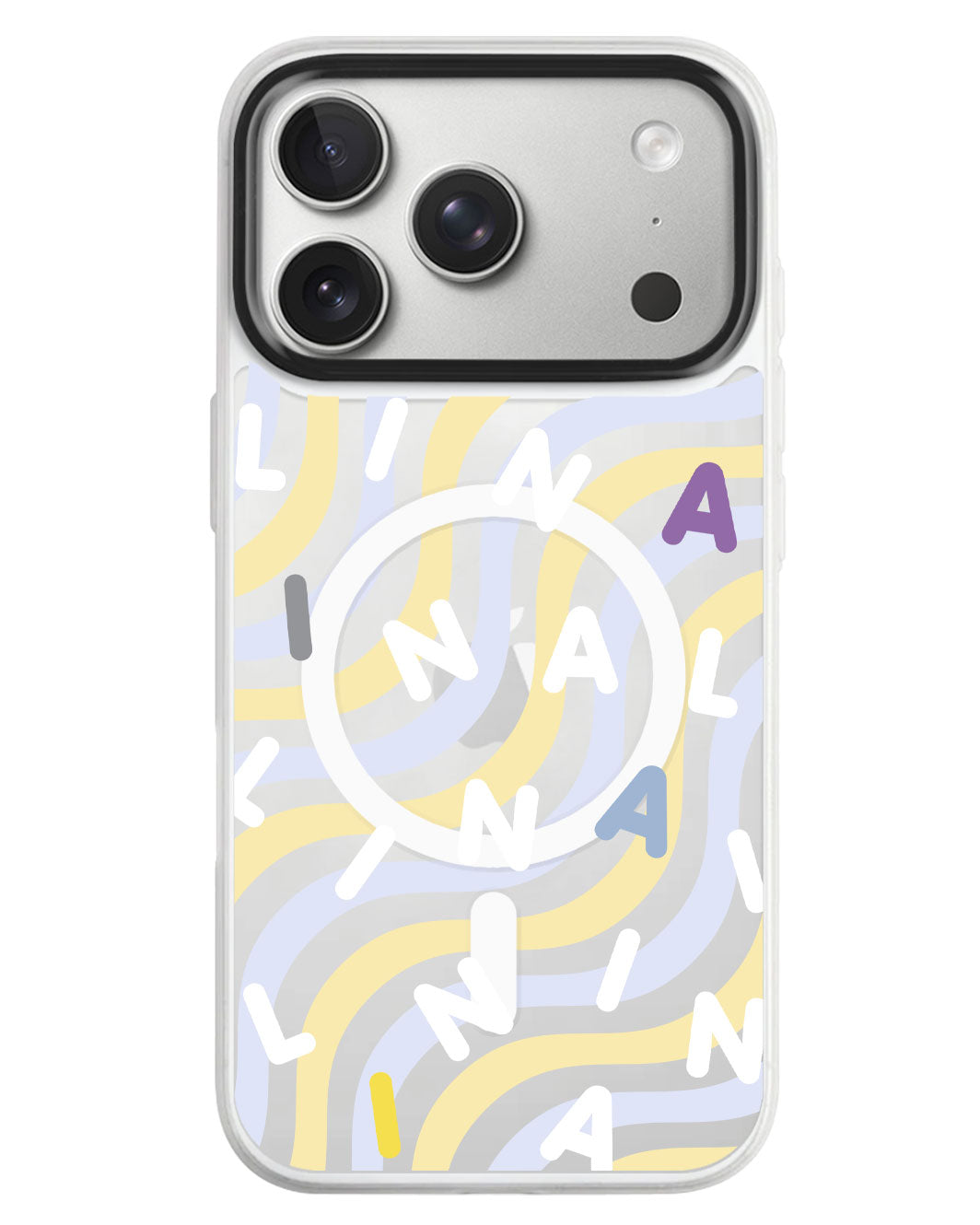 iPhone Rearguard MagSwap - Monogram 2.0 Putih