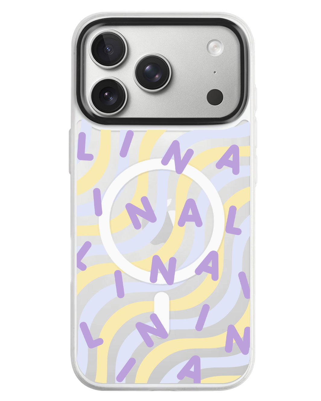 iPhone Rearguard MagSwap - Monogram 2.0 Ungu
