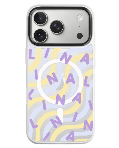iPhone Rearguard MagSwap - Monogram 2.0 Ungu
