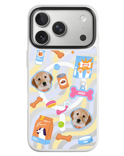 iPhone Rearguard MagSwap - Pet Grid Puppy Sweet Treats