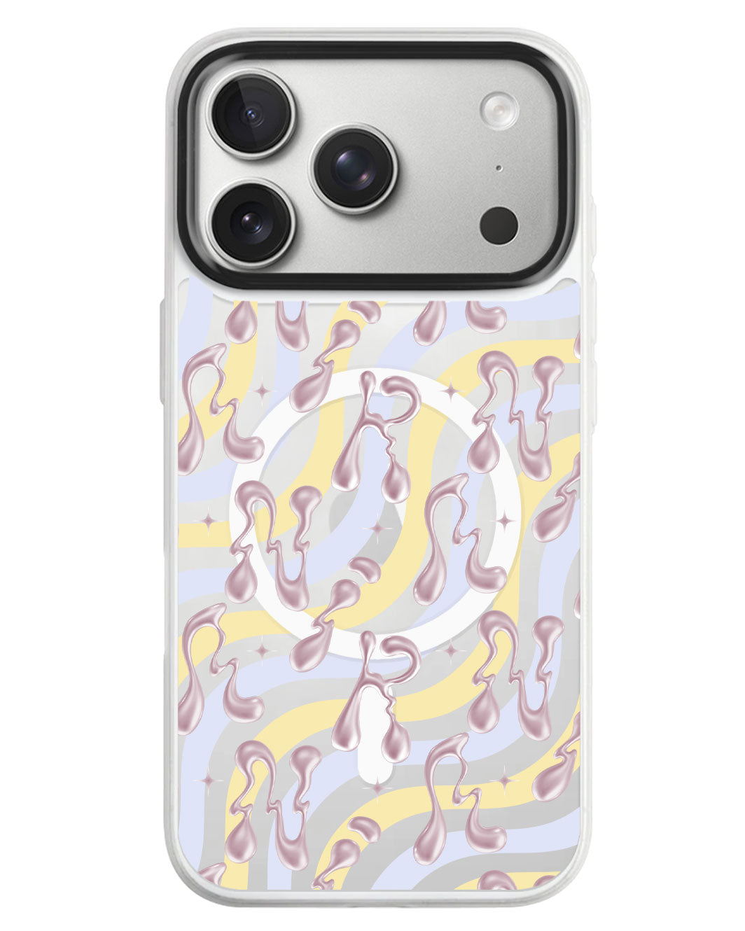 iPhone Rearguard MagSwap - Pink Chrome Monogram 2.0