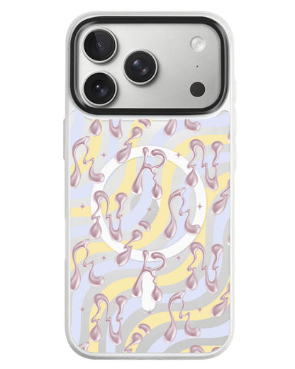 iPhone Rearguard MagSwap - Pink Chrome Monogram 2.0