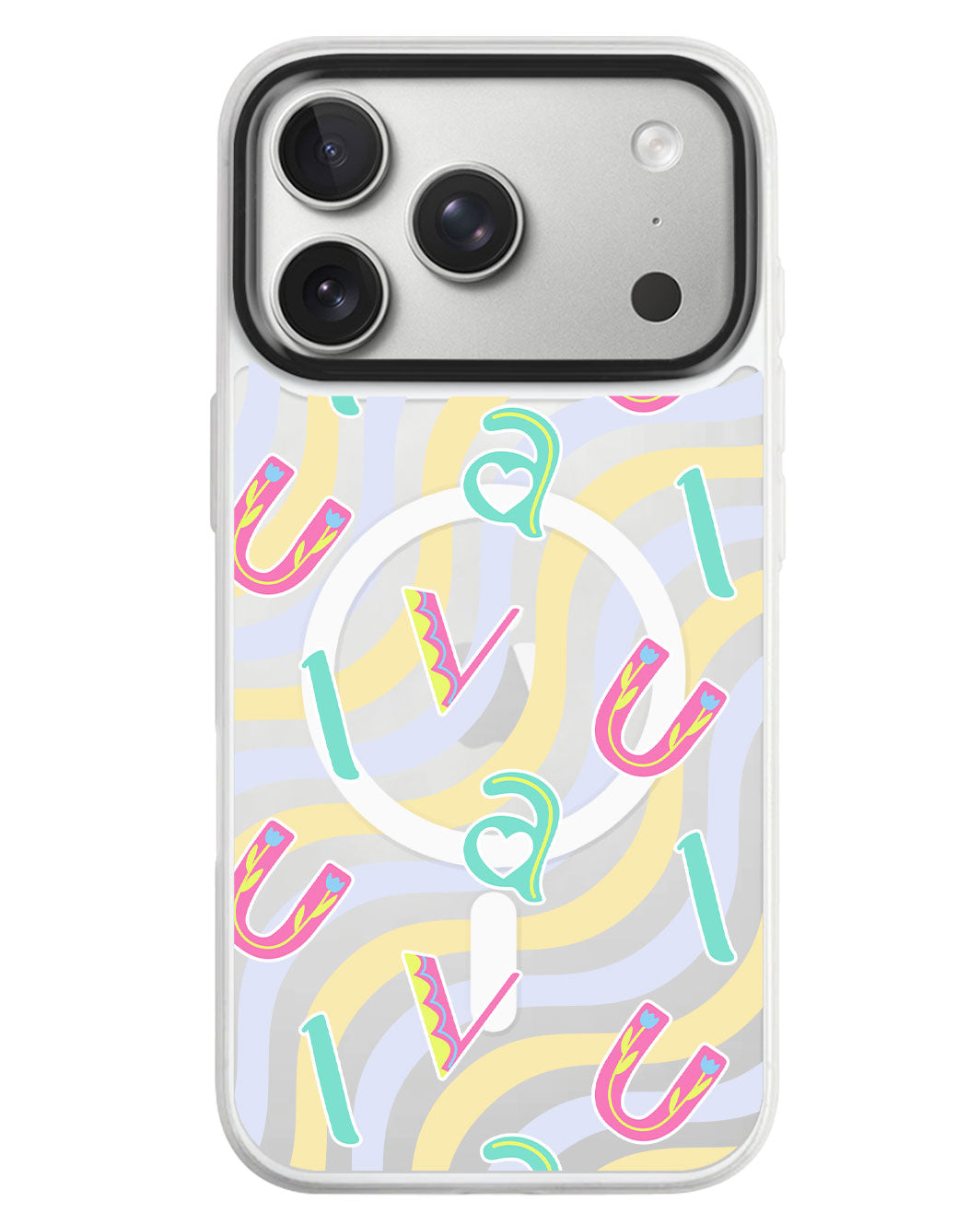 iPhone Rearguard MagSwap - Playful Monogram 6.0