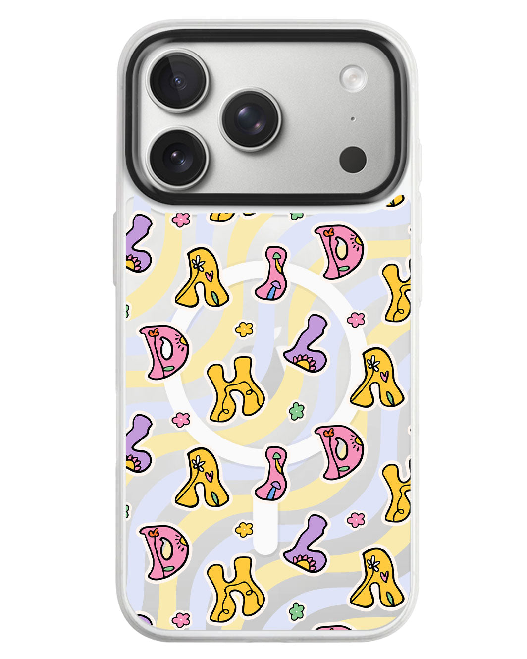iPhone Rearguard MagSwap - Playful Monogram 7.0