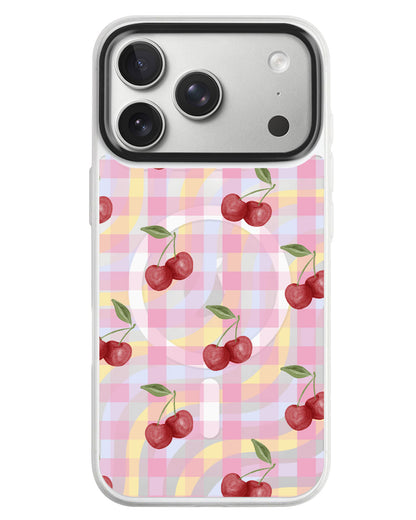 iPhone Rearguard MagSwap - Cherry Tartan