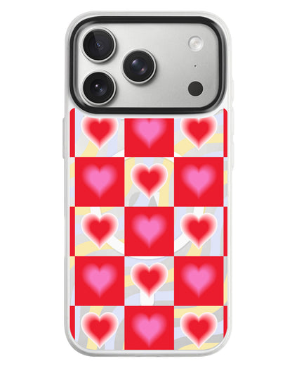iPhone Rearguard MagSwap - Love Checkered