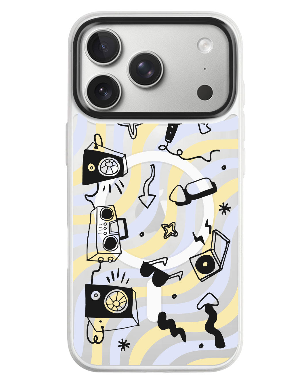 iPhone Rearguard MagSwap - Rock N Roll Black