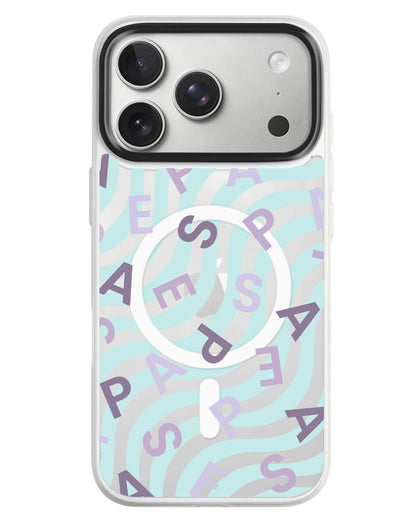 iPhone Rearguard MagSwap - Aespa Monogram