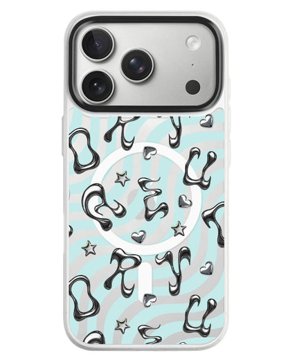 iPhone Rearguard MagSwap - Chrome Monogram 2.0
