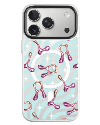 iPhone Rearguard MagSwap - Chrome Monogram 3.0