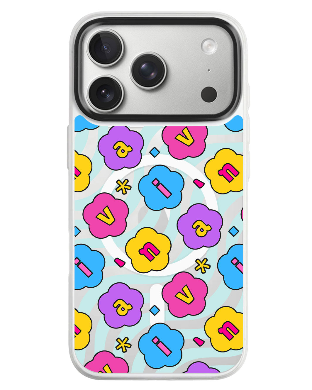 iPhone Rearguard MagSwap - Flower Petals Monogram 4.0
