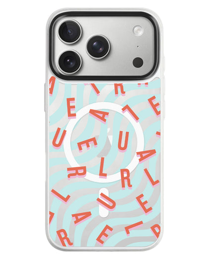 iPhone Rearguard MagSwap - Monogram 1.0 Coral