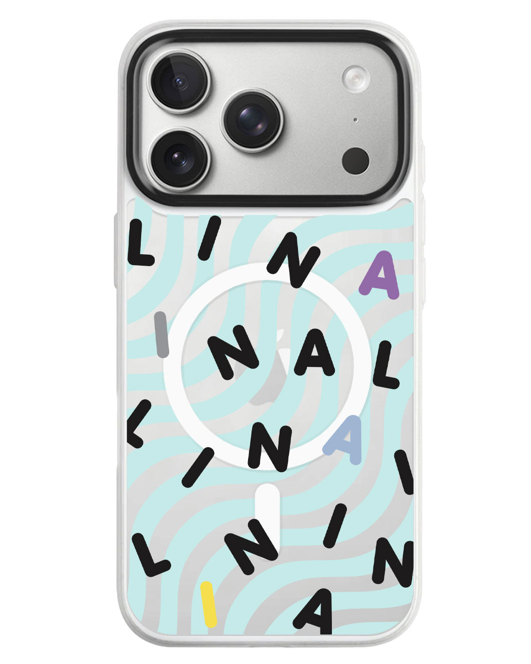 iPhone Rearguard MagSwap - Monogram 2.0 Hitam