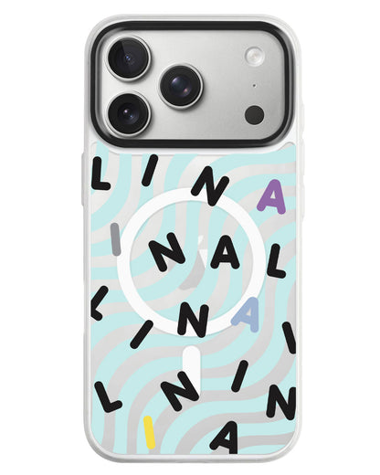 iPhone Rearguard MagSwap - Monogram 2.0 Hitam