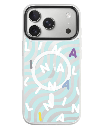 iPhone Rearguard MagSwap - Monogram 2.0 Putih
