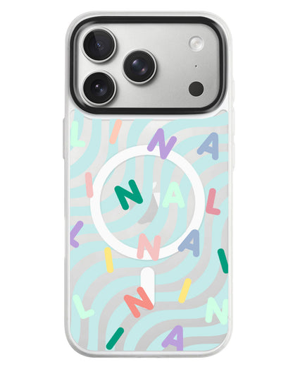iPhone Rearguard MagSwap - Monogram 2.0 Rainbow