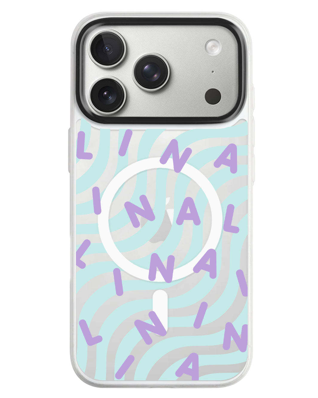 iPhone Rearguard MagSwap - Monogram 2.0 Ungu