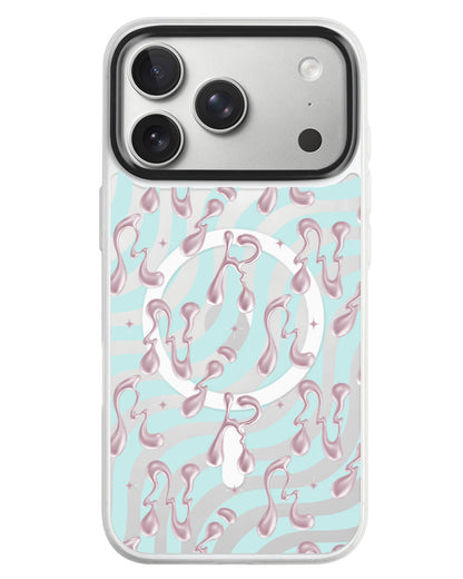iPhone Rearguard MagSwap - Pink Chrome Monogram 2.0