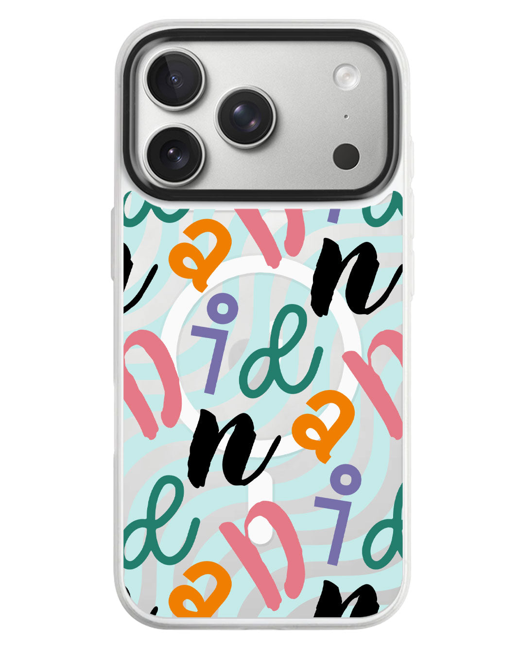 iPhone Rearguard MagSwap - Playful Monogram 3.0
