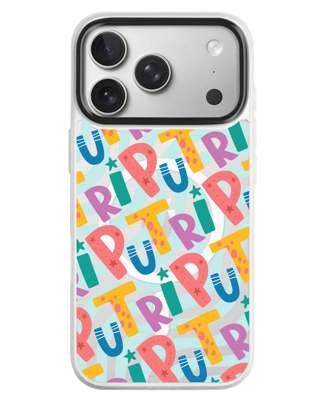 iPhone Rearguard MagSwap - Playful Monogram 4.0