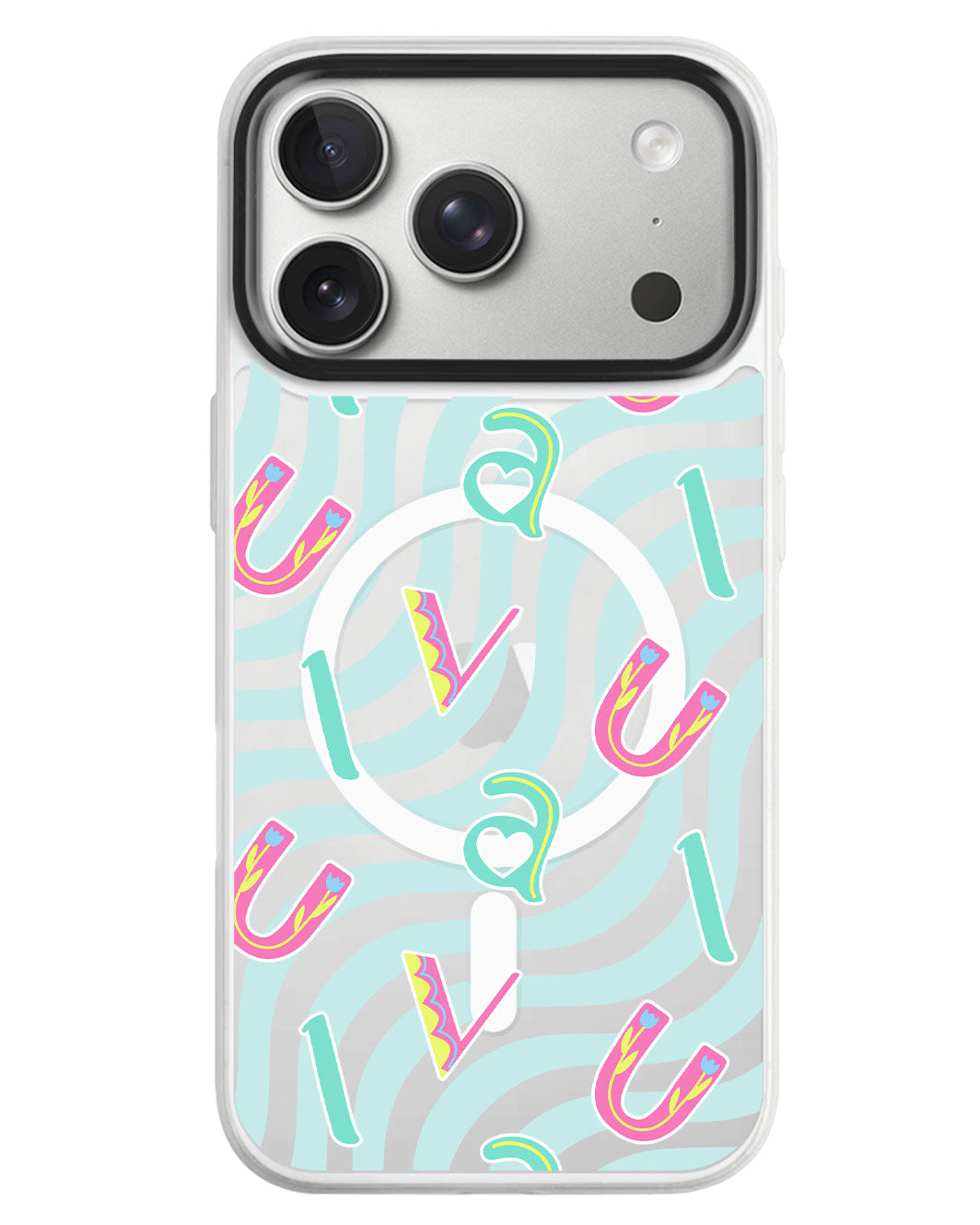 iPhone Rearguard MagSwap - Playful Monogram 6.0