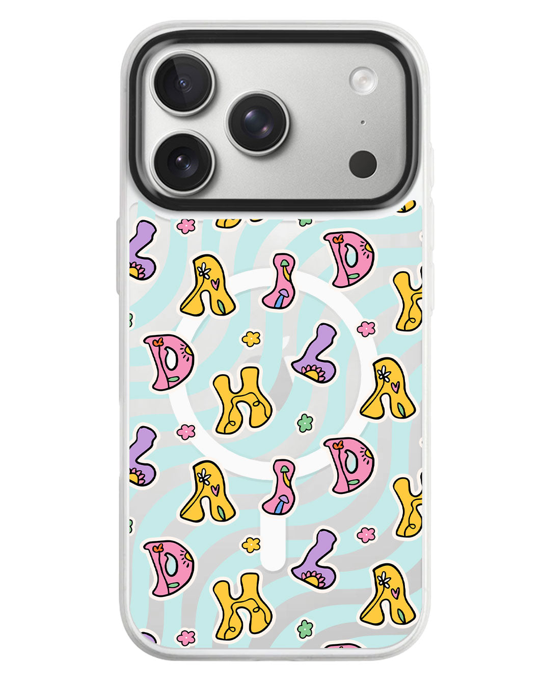 iPhone Rearguard MagSwap - Playful Monogram 7.0