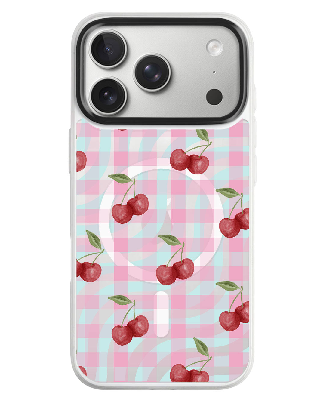 iPhone Rearguard MagSwap - Cherry Tartan