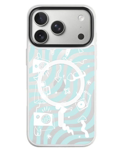 iPhone Rearguard MagSwap - Rock N Roll White