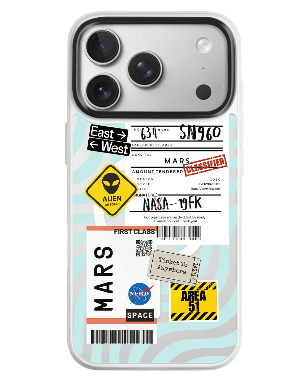 iPhone Rearguard MagSwap - Ticket To Mars