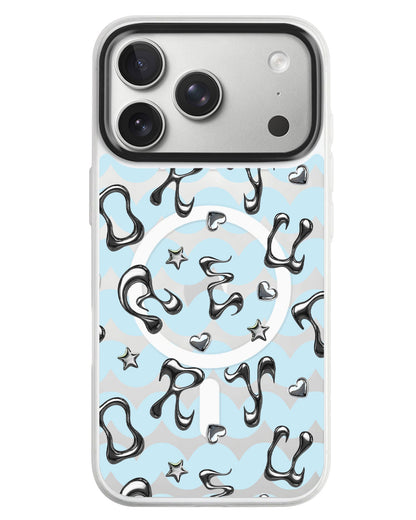 iPhone Rearguard MagSwap - Chrome Monogram 2.0