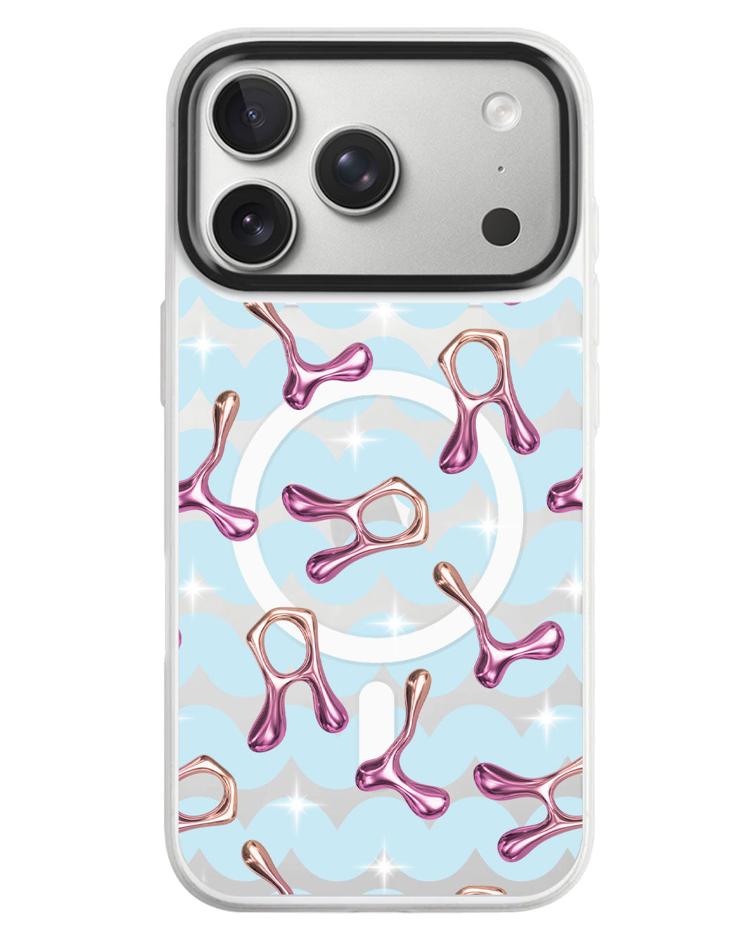 iPhone Rearguard MagSwap - Chrome Monogram 3.0