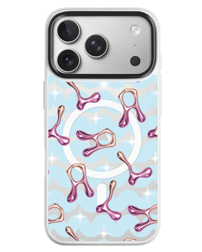 iPhone Rearguard MagSwap - Chrome Monogram 3.0