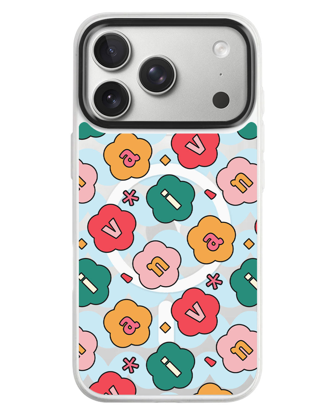 iPhone Rearguard MagSwap - Flower Petals Monogram 3.0